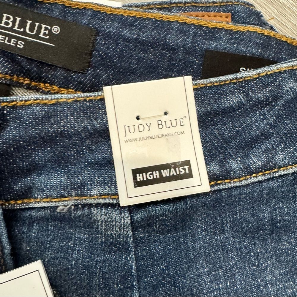 Judy Blue High Rise Stretch Denim Jeans - Picture 3 of 5